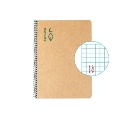 130210304-BLOCK ESCOLOFI GREEN A5 50h CD.3 80g C/M precio por 5 unidades