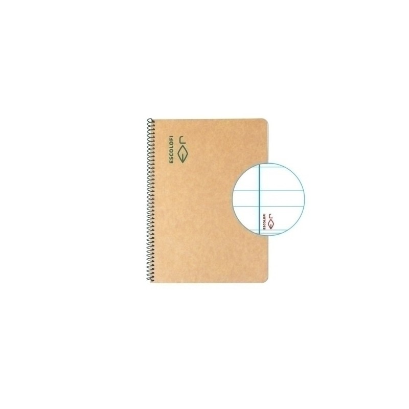 130210404-BLOCK ESCOLOFI GREEN A5 50h MONT 80g C/M precio por 5 unidades