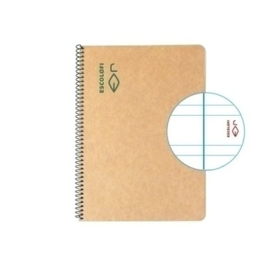 130210504-BLOCK ESCOLOFI GREEN A5 50h P.3 80g C/M precio por 5 unidades