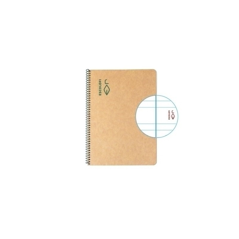 130210604-BLOCK ESCOLOFI GREEN A5 50h P.3.5 80g C/ precio por 5 unidades