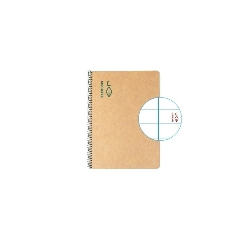 130210704-BLOCK ESCOLOFI GREEN A5 50h HRZT. 80g C/ precio por 5 unidades