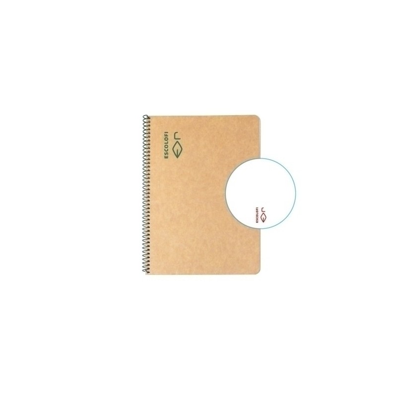 130210804-BLOCK ESCOLOFI GREEN A5 50h LISO 80g precio por 5 unidades