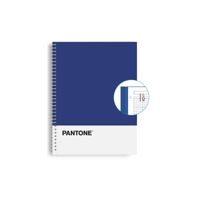 850100100-BLOCK ESCOL.PANTONE A4 BASIC 80h 5x5 AZ precio por 5 unidades