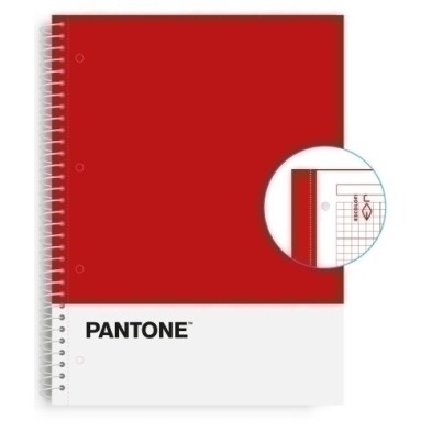850100200-BLOCK ESCOL.PANTONE A4 BASIC 80h 5x5 RJ precio por 5 unidades