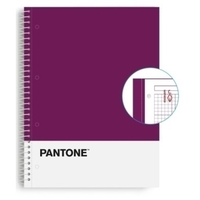 850100600-BLOCK ESCOL.PANTONE A4 BASIC 80h 5x5 VL precio por 5 unidades