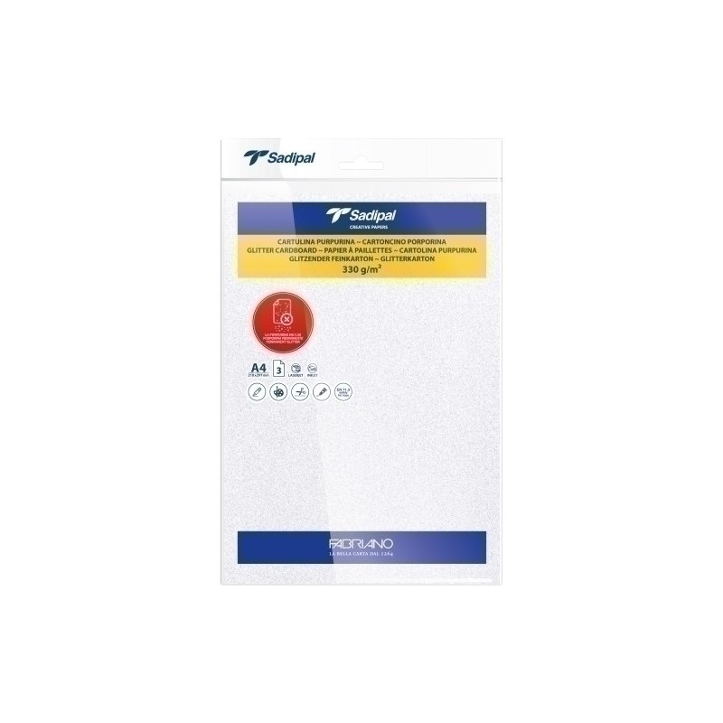 20310-CARTULINA PURPUR.A4 SADIPAL BL P/3 precio por 1 unidades