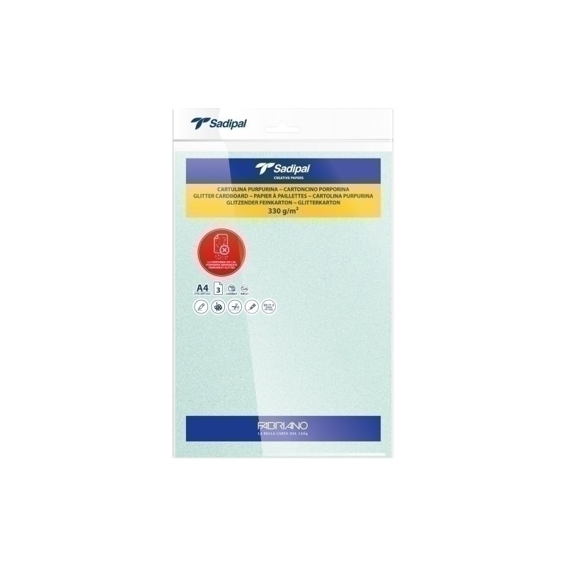 20311-CARTULINA PURPUR.A4 SADIPAL VD P/3 precio por 1 unidades
