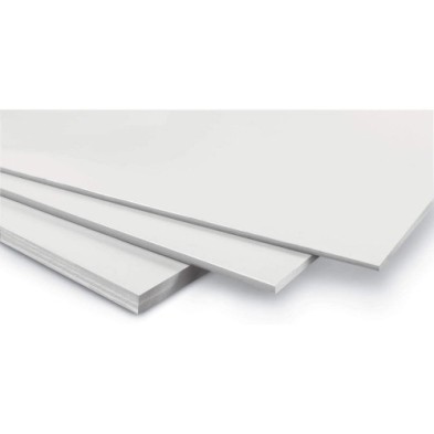 05225BA3-CARTON PLUMA YOSAN BLANCO 5mm A3 precio por 25 unidades
