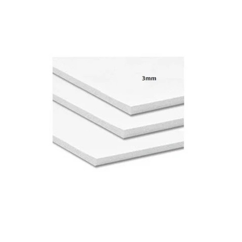 05223H70-CARTON PLUMA YOSAN BL.ADH. 3mm 70 x 100 precio por 25 unidades