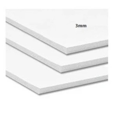 05223HA4-CARTON PLUMA YOSAN BL.ADH. 3mm A4 precio por 40 unidades