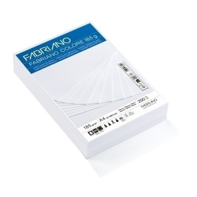 S323A451-CARTULINA A4 FABR. 185g P/250 BLANCO precio por 1 unidades