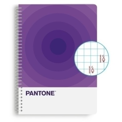 850101700-BLOCK ESCOL.PANTONE A4 MOODS 80h 4x4 FC precio por 5 unidades