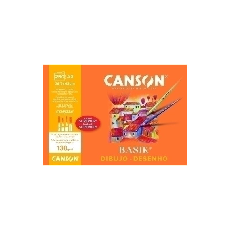 C200402766-LAMINA G-C DIBUJO BASIK A3 LISA (L330N) precio por 250 unidades