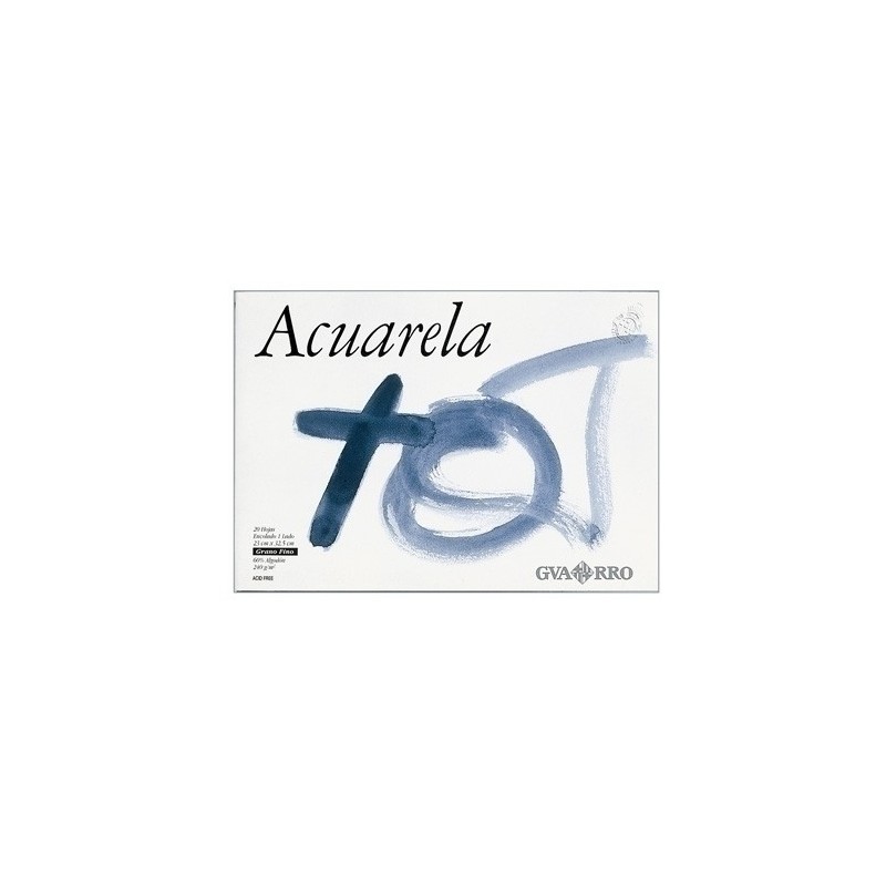 C200408034-LAMINA G-C ACUARELA  50x70 GRANO GRUESO precio por 25 unidades