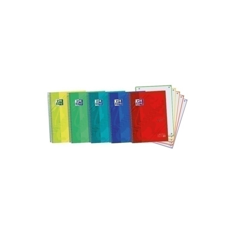 400138671-BLOCK OXF. EU.BOOK 5 A4 120h CD.5 COL.(5 precio por 5 unidades