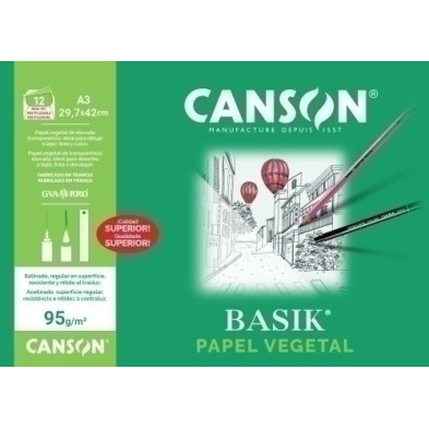 C200400787-LAMINA G-C VEGETAL BASIK A3 M.PK de 12 precio por 20 unidades