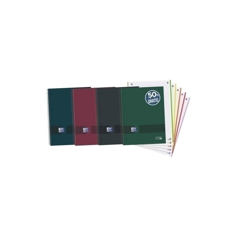 400159032-BLOCK OXF. EU.BOOK 5 A4 120h CD.5 NEUTRO precio por 5 unidades