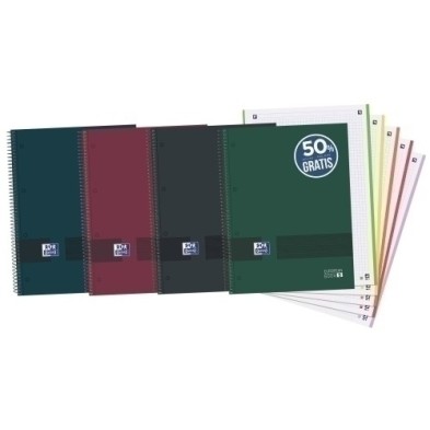 400159032-BLOCK OXF. EU.BOOK 5 A4 120h CD.5 NEUTRO precio por 5 unidades