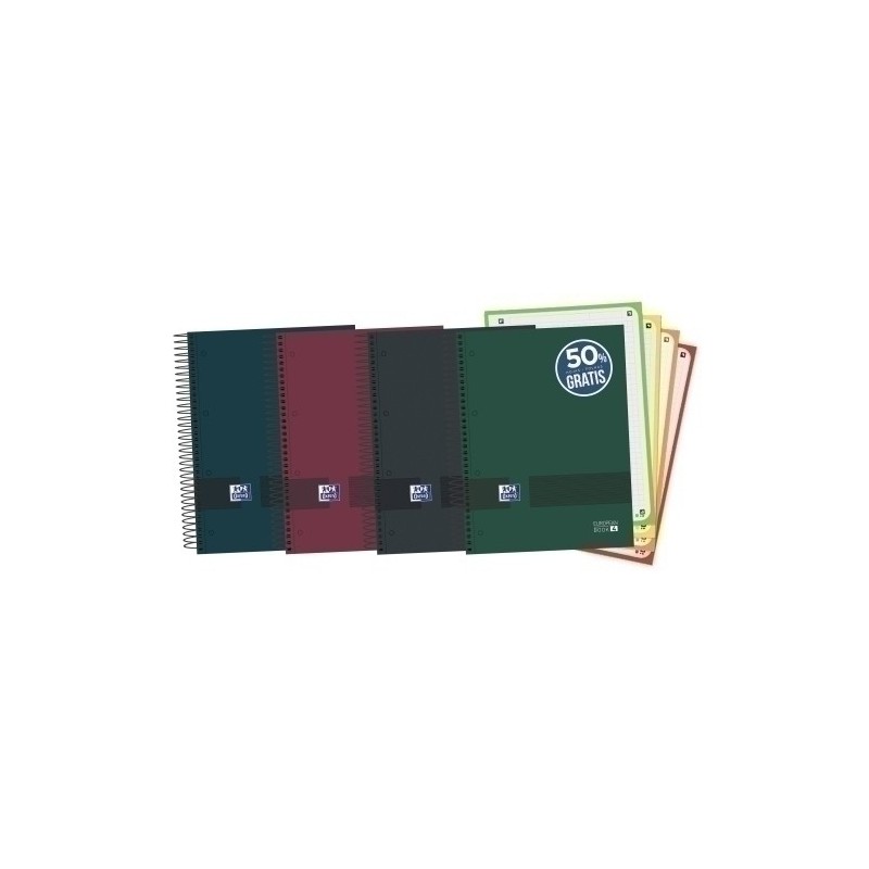 400159033-BLOCK OXF. EU.BOOK 5 A5 120h CD.5 NEUTRO precio por 5 unidades