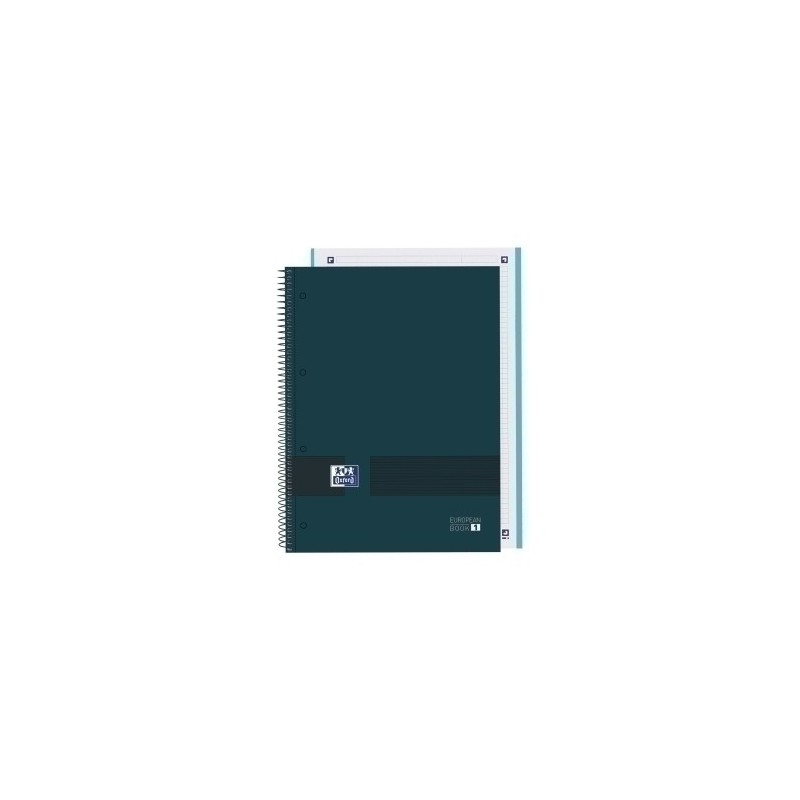 400158918-BLOCK OXF. EU.BOOK 1 A4 80h CD.5 PETROL precio por 5 unidades