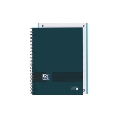 400158918-BLOCK OXF. EU.BOOK 1 A4 80h CD.5 PETROL precio por 5 unidades