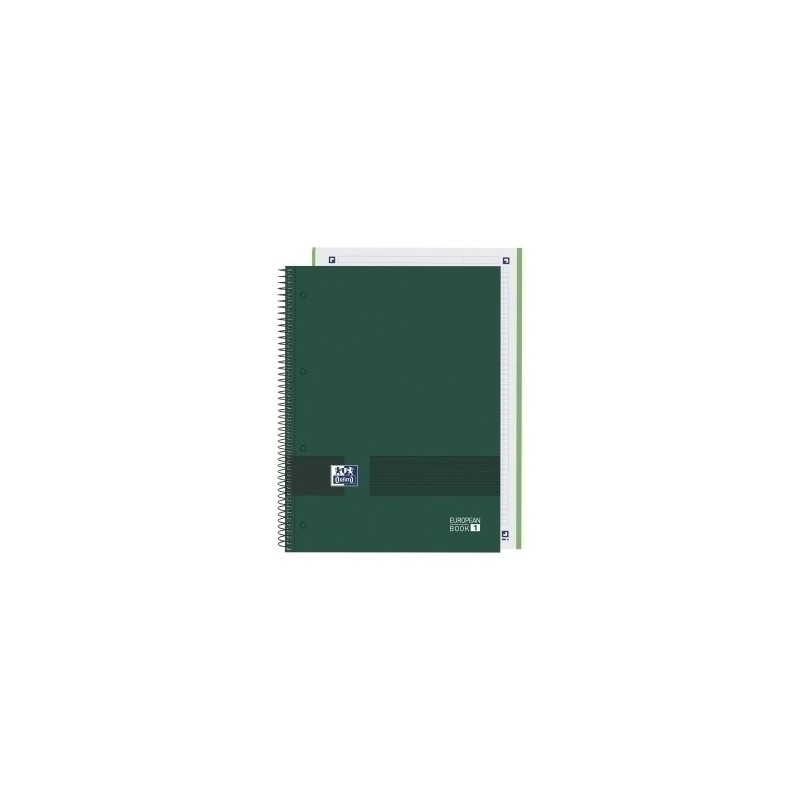 400158919-BLOCK OXF. EU.BOOK 1 A4 80h CD.5 MILITAR precio por 5 unidades