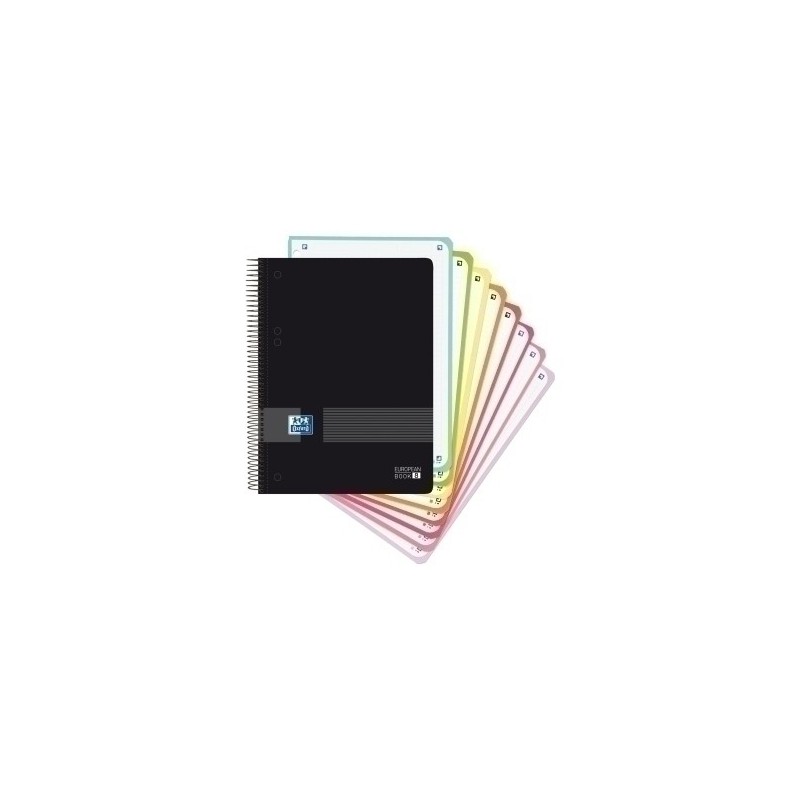 400158957-BLOCK OXF. EU.BOOK 8 PP A5 160h CD.5 NG precio por 4 unidades