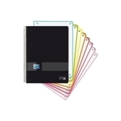 400158957-BLOCK OXF. EU.BOOK 8 PP A5 160h CD.5 NG precio por 4 unidades