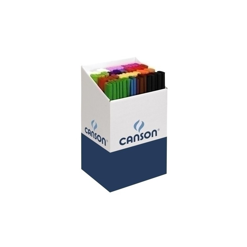 C400110412-PAPEL CREPE CANSON 40g 0.5x2.5  EXP.60 V precio por 1 unidades