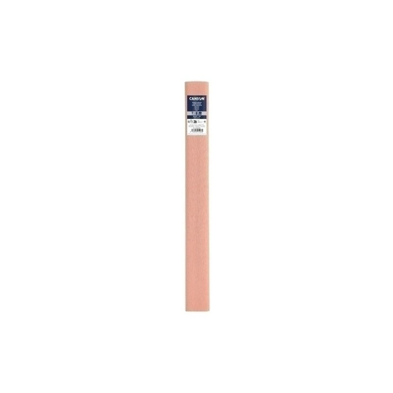 C200001403-PAPEL CREPE CANSON 40g 0.5x2.5 ROSA SALM precio por 10 unidades