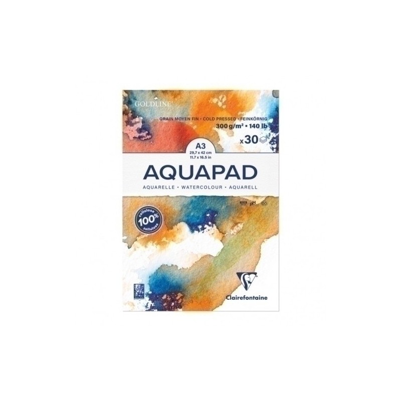 975722C-BLOC DIBUJO CLAIR. GOLDLINE ENCOL. A3 30 precio por 3 unidades