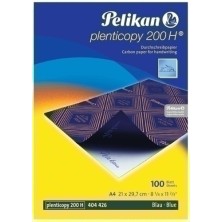 400142585-PAPEL CARBON PLENTICOPY A4 cj.100 AZUL precio por 1 unidades