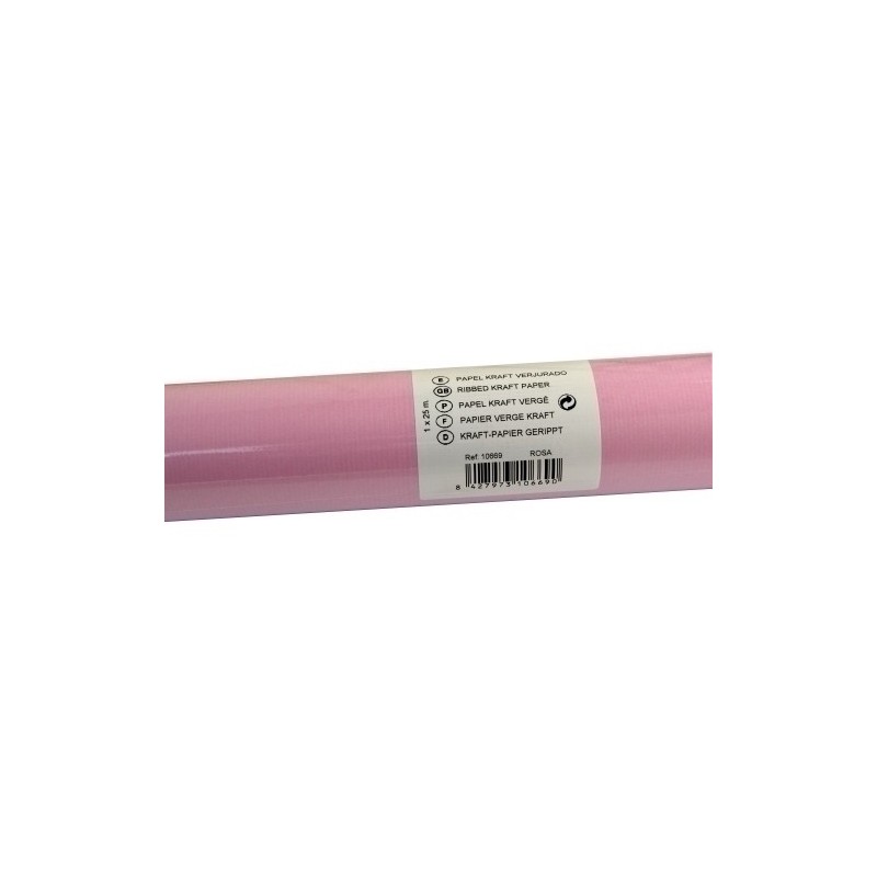 10669-PAPEL EMB.KRAFT SADIP.FUSION 1x25 m ROSA precio por 1 unidades
