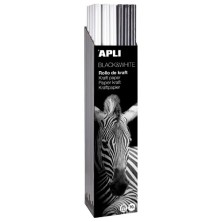 17242-PAPEL REGALO RL.APLI 1x3 BLACK&WHITE (30 precio por 1 unidades