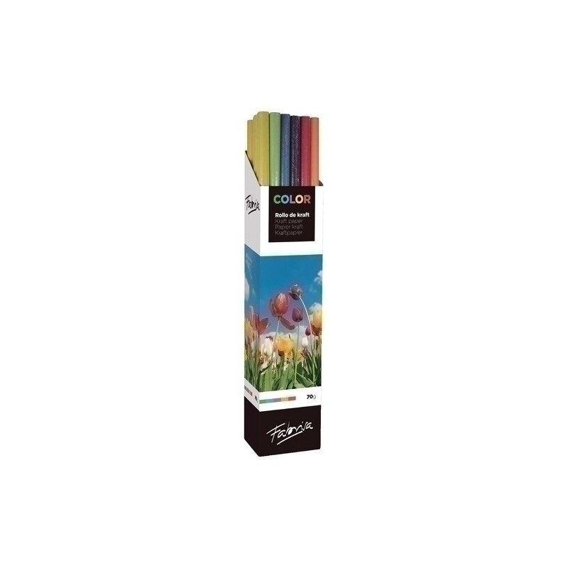 15734-PAPEL EMB.KRAFT FABRISA 1x5 SURT. E.20 precio por 1 unidades