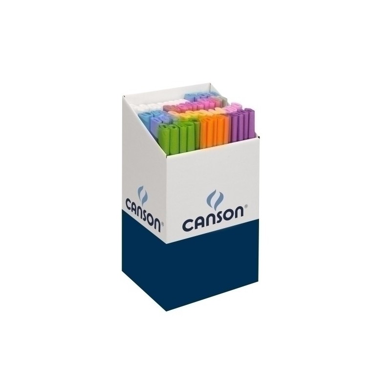 C400110413-PAPEL CREPE CANSON 40g 0.5x2.5  EXP.60 V precio por 1 unidades