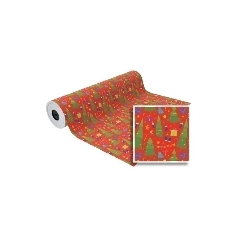01101146-PAPEL REGALO BOBINA BK.62x80 NAVIDAD precio por 1 unidades