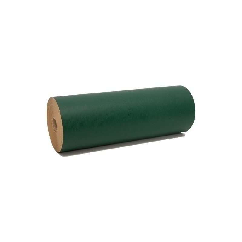 18582-PAPEL EMB.KRAFT BOB.1ª VERDE 31 cm precio por 1 unidades