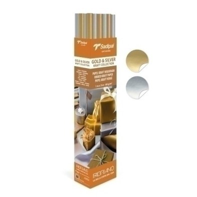 S0310001-PAPEL EMB.KRAFT SADIP.ORO/PLT.1x3 EXP.25 precio por 1 unidades