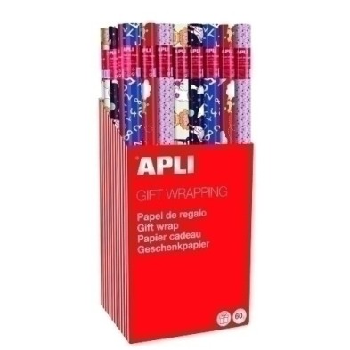 14002-PAPEL REGALO RL.APLI 0.7x2 INFANTIL (55) precio por 1 unidades