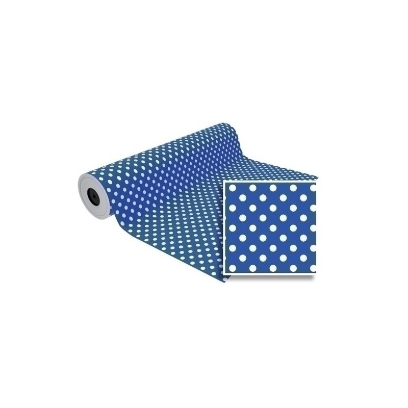 01101215-PAPEL REGALO BOBINA BK.62x80 LUNARES precio por 1 unidades
