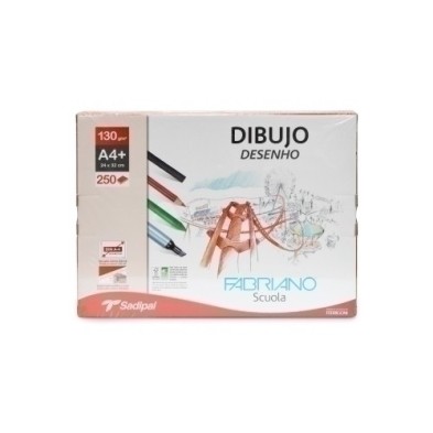 F71302129-LAMINA DIBUJO FABRIANO A4+ G.NAT. C/250 precio por 1 unidades