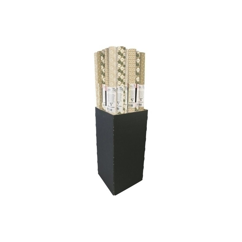 223903C-PAP.REGALO RL.CLAIREF.0.7x2 KRAFT NAT.(3 precio por 1 unidades