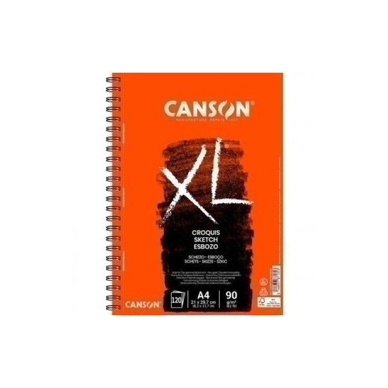 C200787135-CUAD. DIBUJO CANSON XL CROQUIS C/ESP. A4 precio por 5 unidades