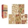 01019007-PAPEL REGALO RL.BK.0.7x2 KRAFT NAVI.(50) precio por 1 unidades