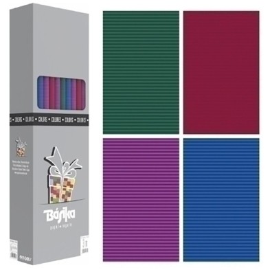 01040009-PAPEL REGALO RL.BK.1x3 COLORES (40) precio por 1 unidades