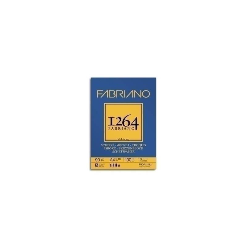 F19100632-BLOC DIBUJO FABRIANO 1264 ESBOZO ENC. A4 precio por 5 unidades