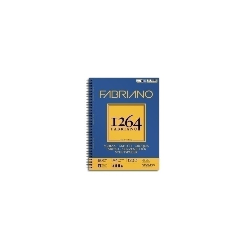 F19100635-CUAD. DIBUJO FABRIANO 1264 ESBOZO A4 90g precio por 5 unidades