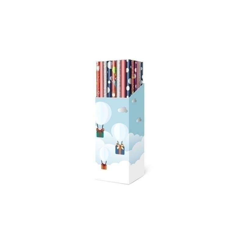 CRW9610020012-PAPEL REGALO RL.TV 1x2 DISEÑO (40) precio por 1 unidades
