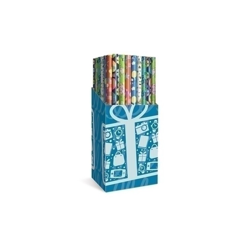 CRW3107020015-PAPEL REGALO RL.TV 0.7x2 INF.(60) precio por 1 unidades